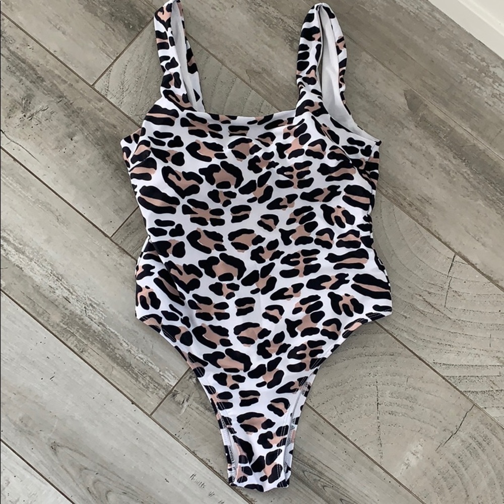 Leopard one piece never worn but washed